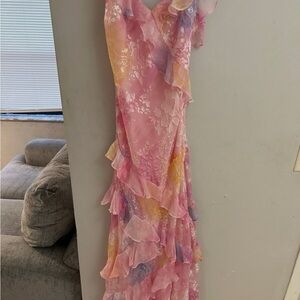 Damaged LoveShackFancy Pink Rialto Dress size 2